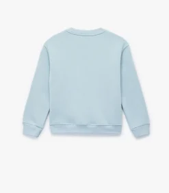 Blauw Kindertrui Lange Mouwen Schaap Borduurwerk