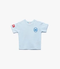 Blauw T-shirt Korte Mouwen Spider-Man Print