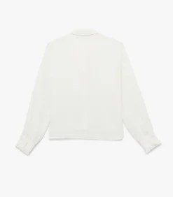 Blouse Lange Mouwen Volants Kraag