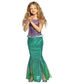 Boland zeemeermin prinses kinderkostuum - verkleedjurk 4-6 jaar