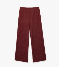 Bordeaux Meisjes Broek met Wijde Pijpen