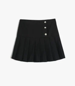 Boven knielengte Dik geplooid Rok