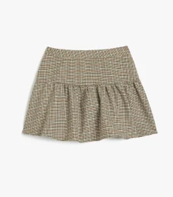 Boven knielengte Dik geplooid Rok