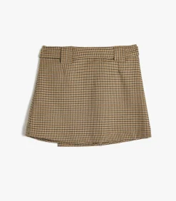 Boven knielengte Dubbele rij knopen Rok