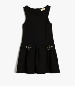 Boven knielengte Gilet-jurk Jurk