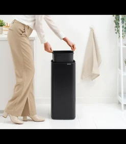Brabantia Bo Touch Bin, 30 liter - Matt Black
