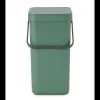 Brabantia Sort & Go afvalemmer, 12 liter - Fir Green