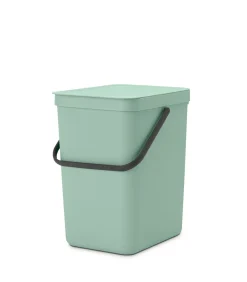 Brabantia Sort & Go afvalemmer, 25 liter - Jade Green