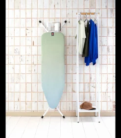 Brabantia Strijkplank B, 124x38 cm, strijkerhouder - Soothing Sea