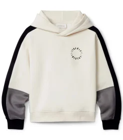 Brushed Fleece Clr Block Hoodi