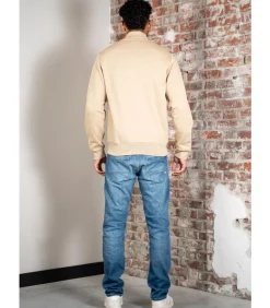 Brushed fleeced zip - viennese