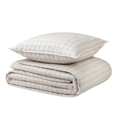 Cadence - Bedlinnenset Dekbedovertrek + rechthoekige kussensloop in katoen perkal