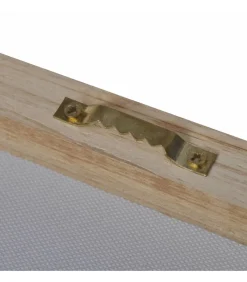 Canvas muurdruk set zandstrand met hangmat 100 x 50 cm