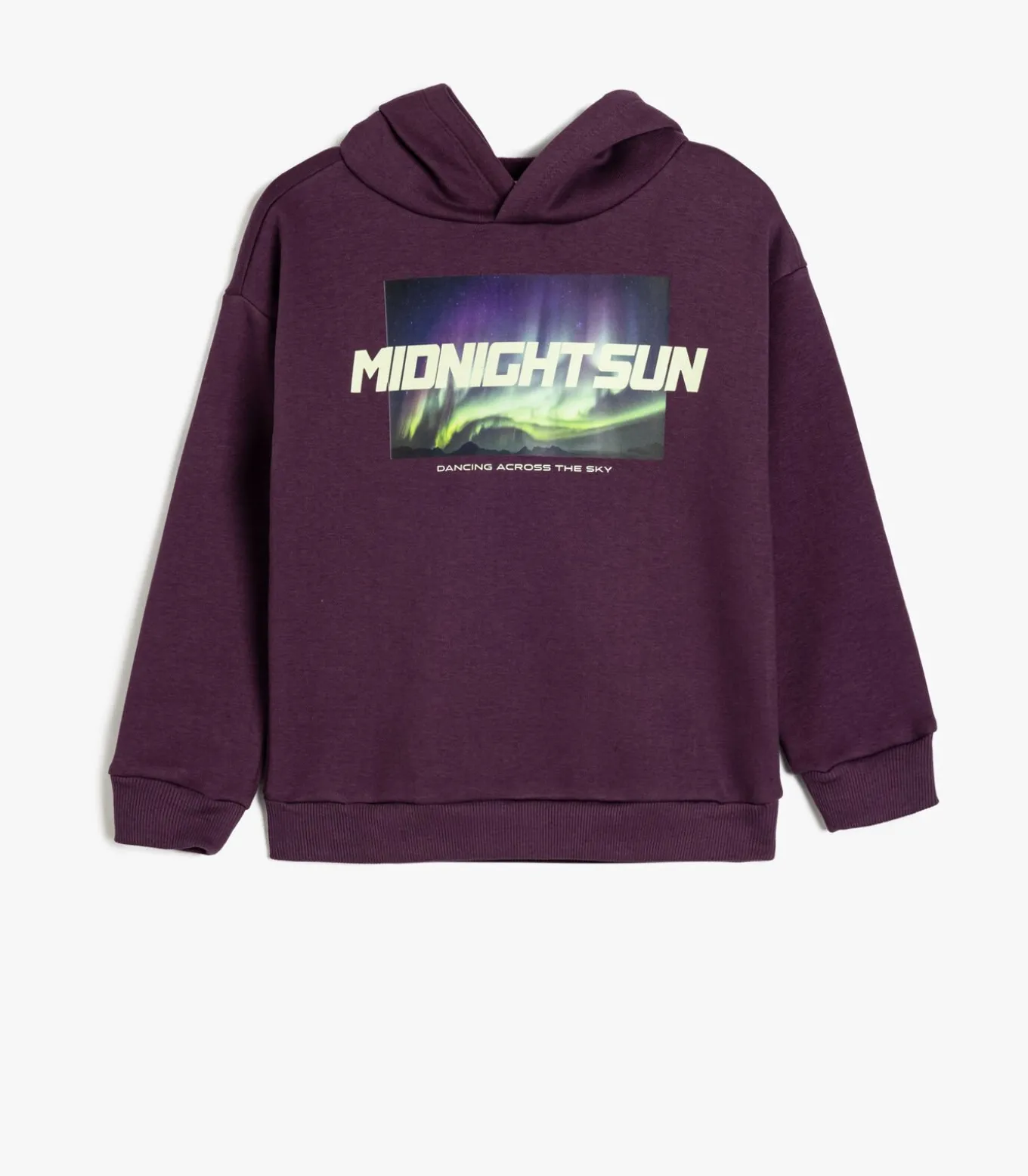 Capuchon kraag Met drukwerk Sweatshirt