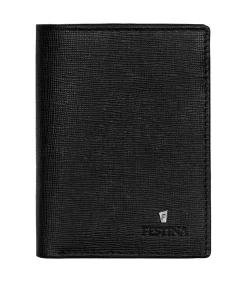 Card holder with flap Chronobike Noir