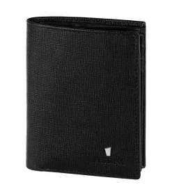 Card holder with flap Chronobike Noir