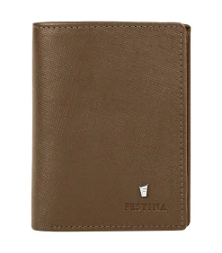 Card holder with flap Chronobike Camel