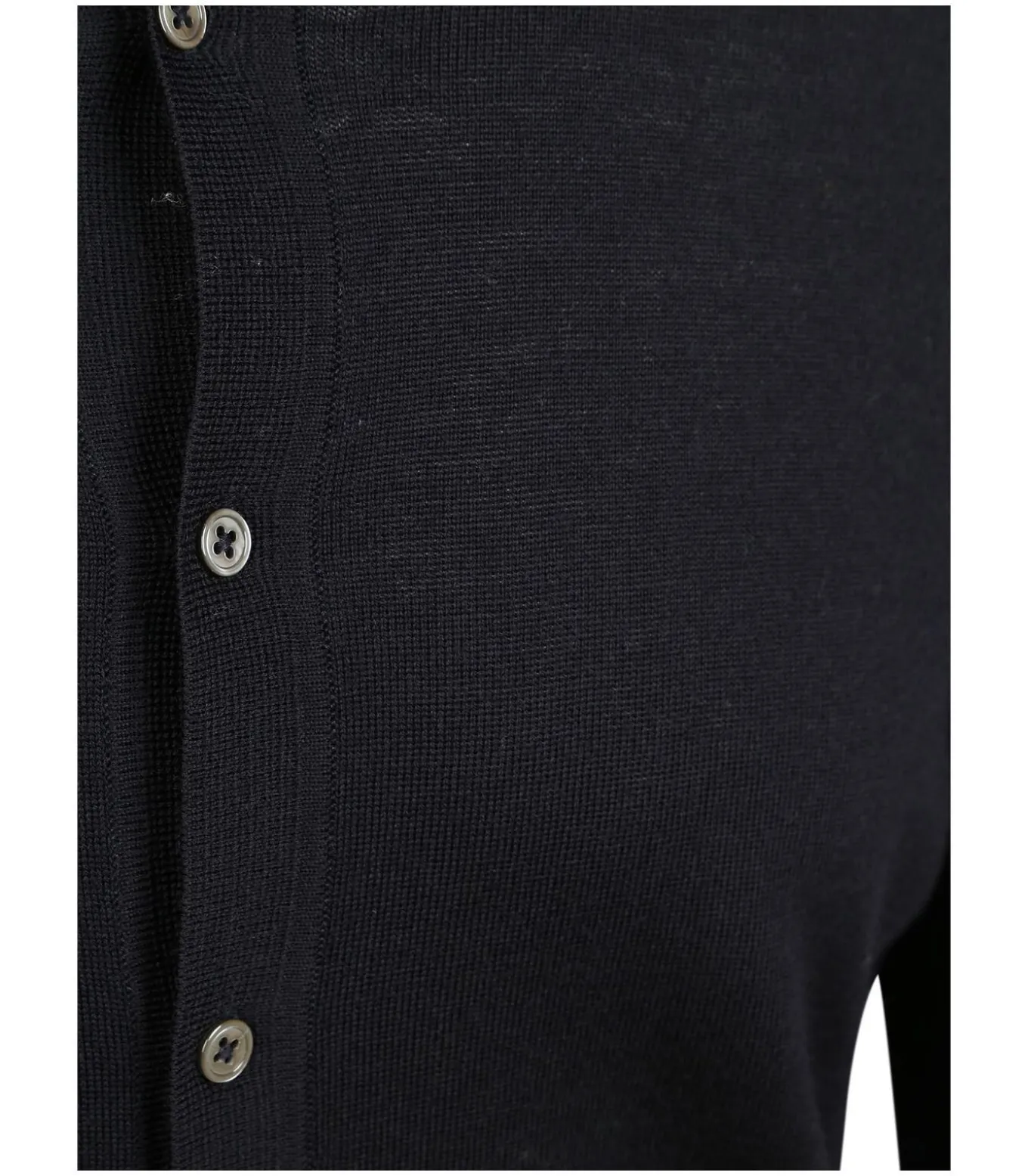 Cardigan Shirt Merino Navy