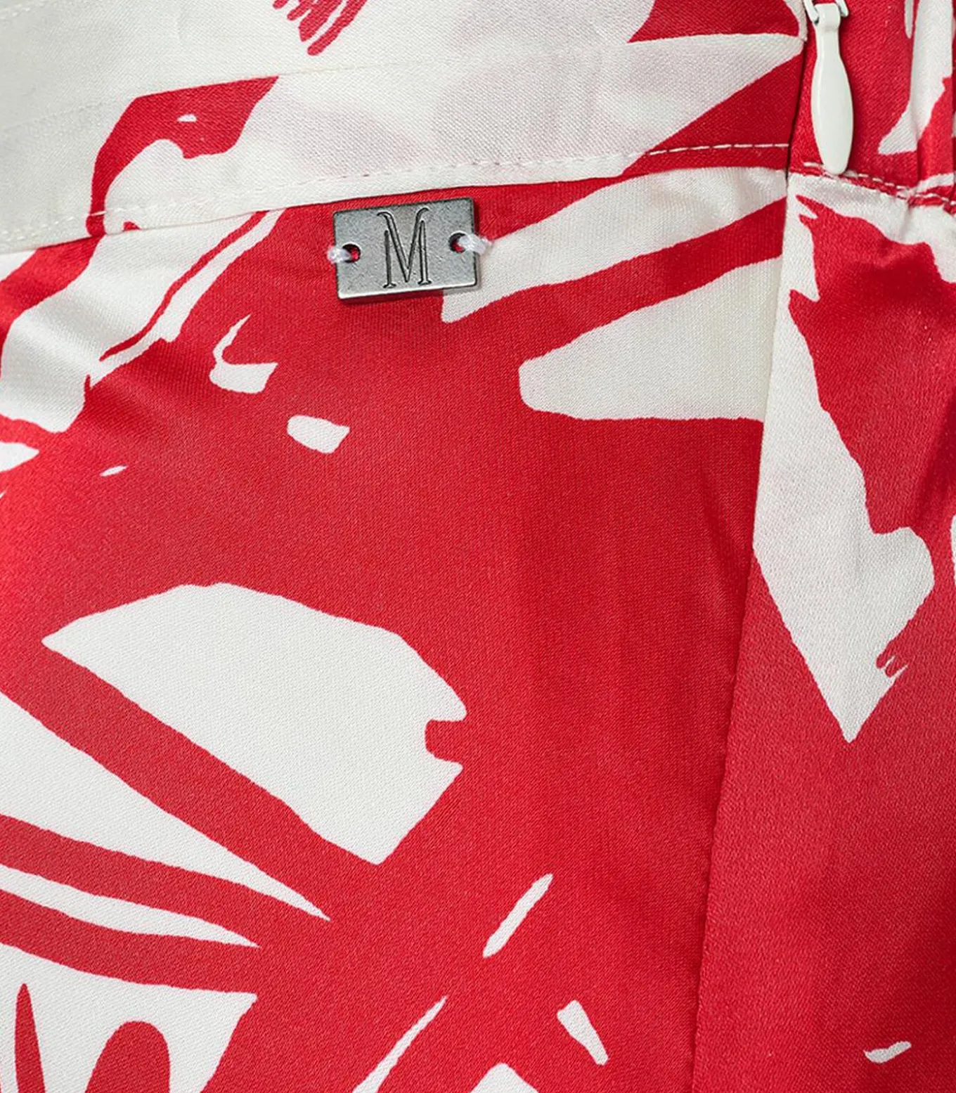 Carissa Print Rok Rood / Wit