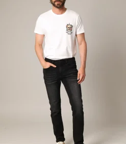 CARLOS - Moderne en comfortabele slim-fit jeans met gewassen effect