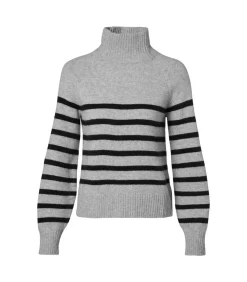 Caroline Tensen Danville Streep Trui Grijs / Zwart