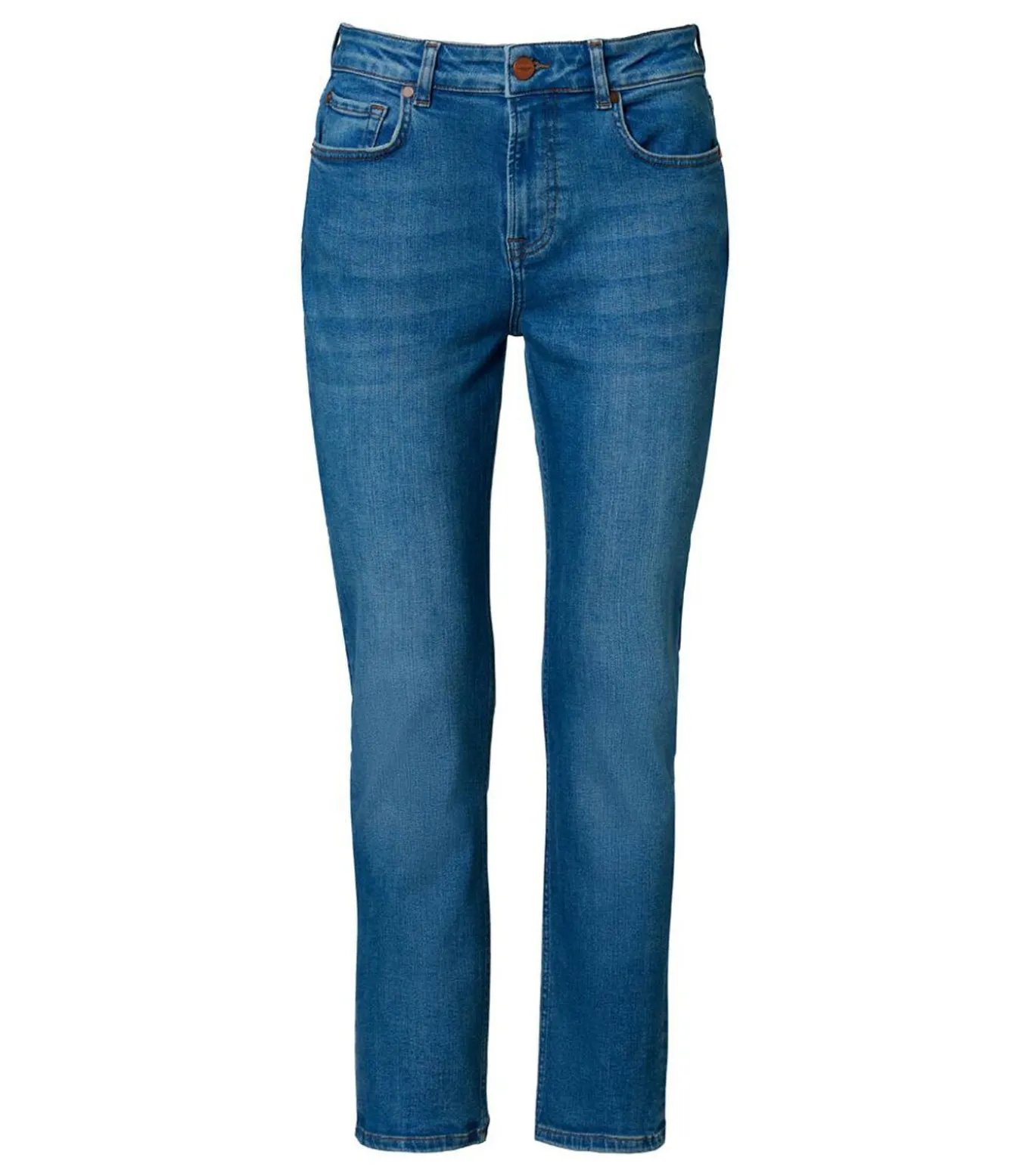 Caroline Tensen Detroit Broek Medium Blauw Denim