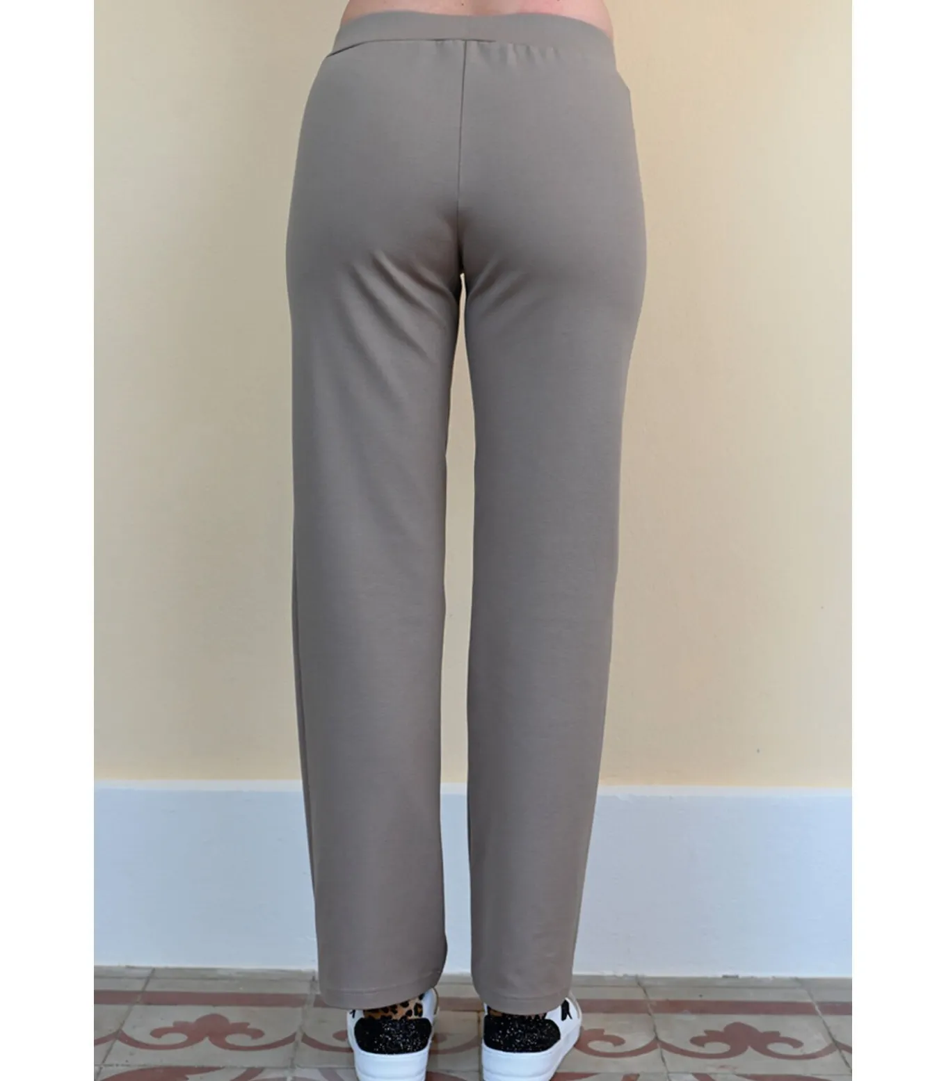 CHALBI Comfortabele broek Milano beige
