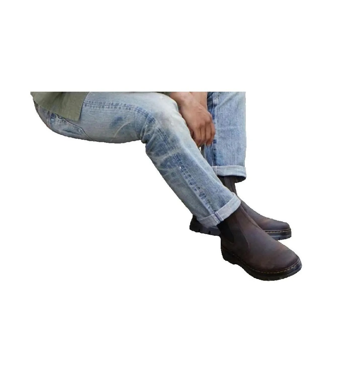 Chelsea boots Dr. Martens Embury bruin leer