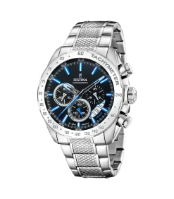 Chronograaf Timeless Chronograph Black - Blue