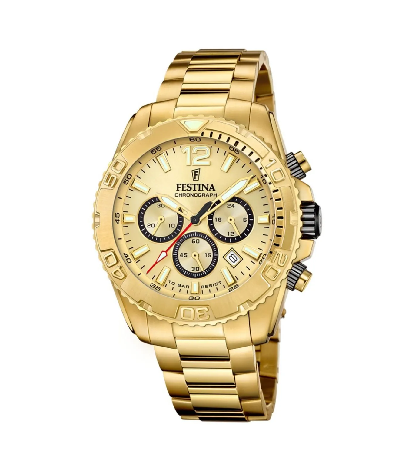 Chronograaf Timeless Chronograph Gold