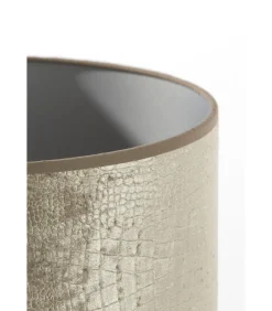 Cilinder Lampenkap Chelsea - Zilver - Ø30x21cm