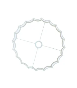 Cilinder lampenkap Disli - Wit - Ø40cm