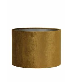 Cilinder Lampenkap Gemstone - Goud - Ø30x21cm