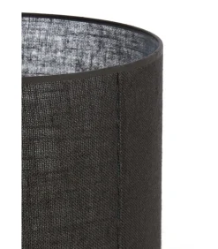 Cilinder lampenkap Sendai - Zwart - Ø40x30cm