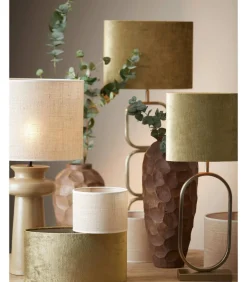 Cilinder lampenkap Sendai - Bruin - Ø30x21cm