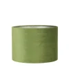 Cilinder Lampenkap Velours - Olive Green - Ø30x21cm