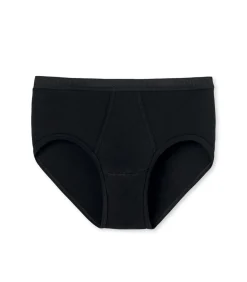 Classic Herenslip Fijnrib Zwart