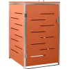Containerberging enkel 69x77,5x112,5 cm roestvrij staal