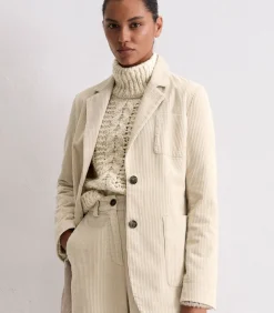 Corduroy blazer in de vorm van