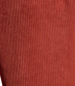 Corduroy broekpak terracotta
