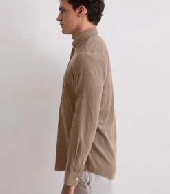 Corduroy overhemd in de vorm van