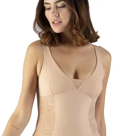 Corrigerend hemd katoen - kant - Shapewear onderhemd - Singlet