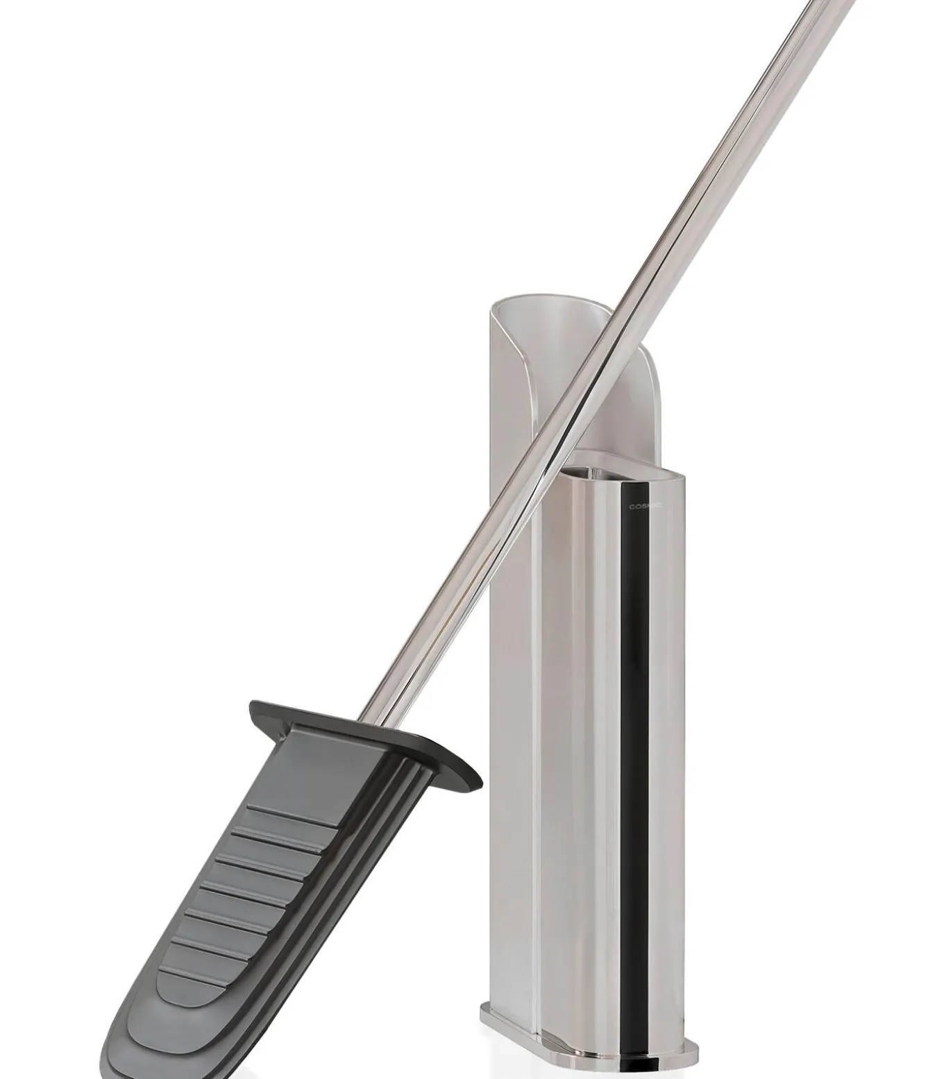 COSMIC toiletborstelhouder chroom Flat Silicon