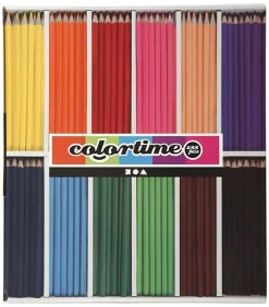 Creativ Company kleurpotloden set - driehoekig, 288 stuks, basiskleuren