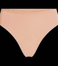 Dame de paris 7 cm string glossy camel L