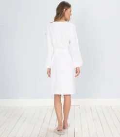 Damesbadjas Floss Wit - S