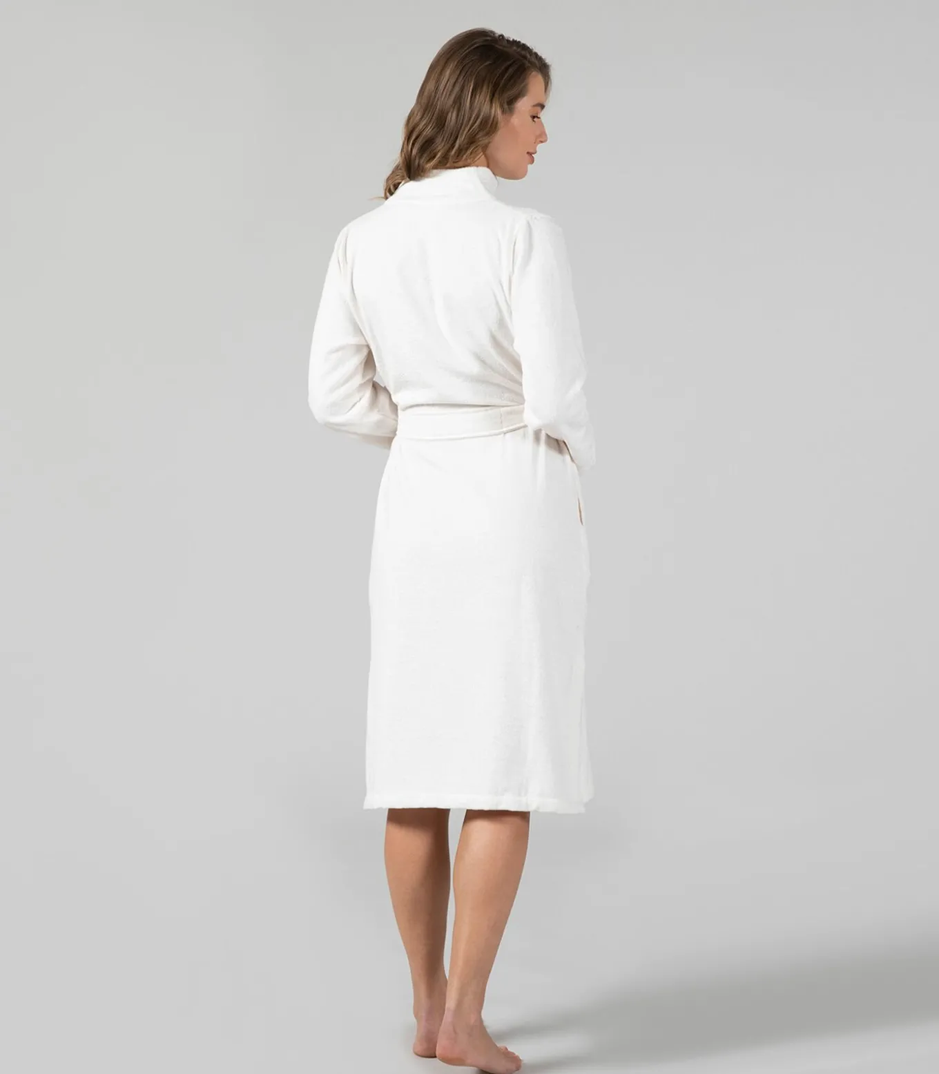 Damesbadjas Keila Ecru - L