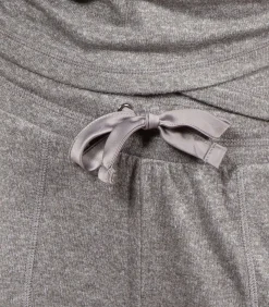 Damesbroek met wijde pijpen Heidegrijs