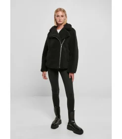 Damesfleece met sherpa