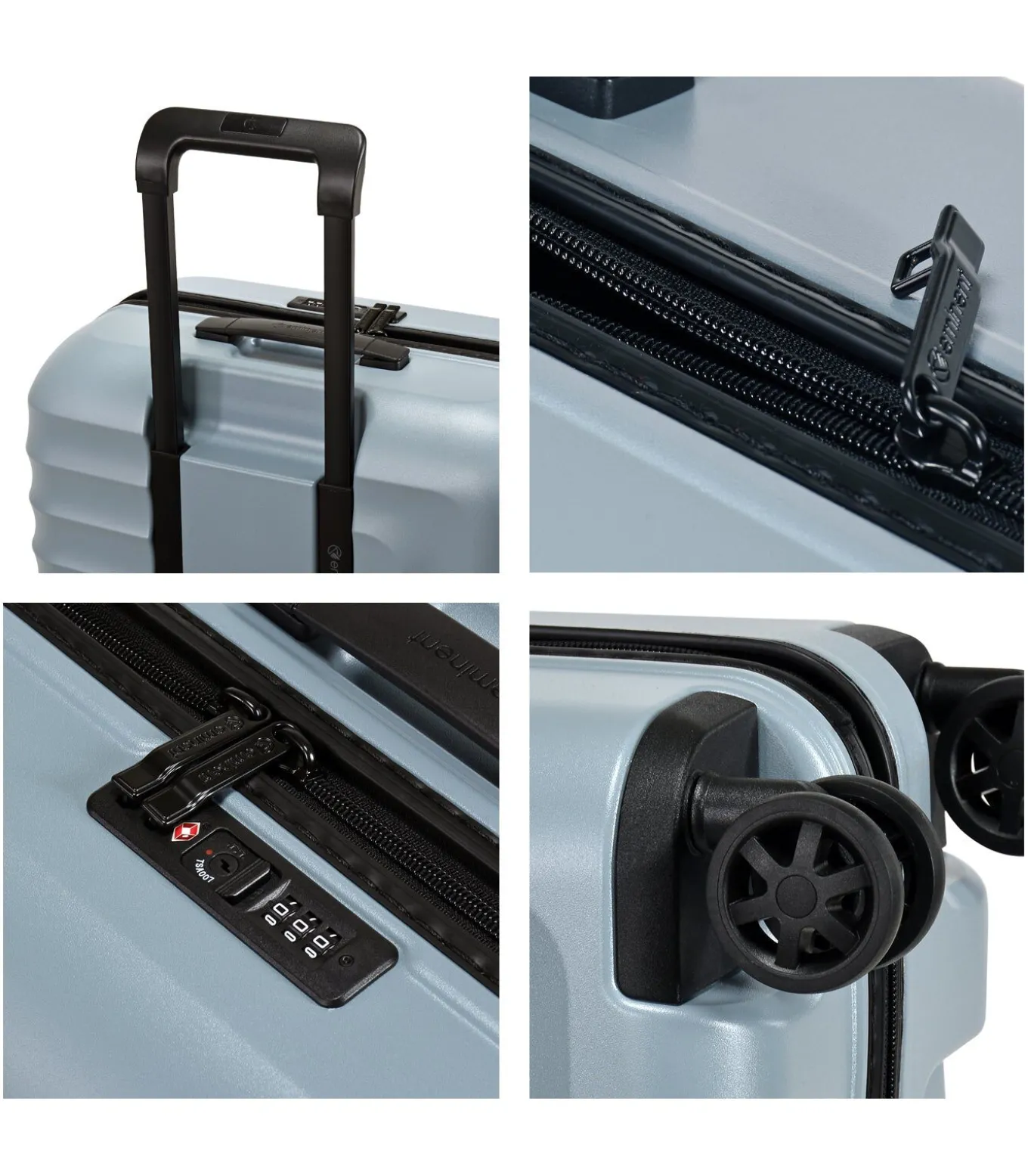 Dandelion Handbagage Koffer 4 Wielen Blauwe